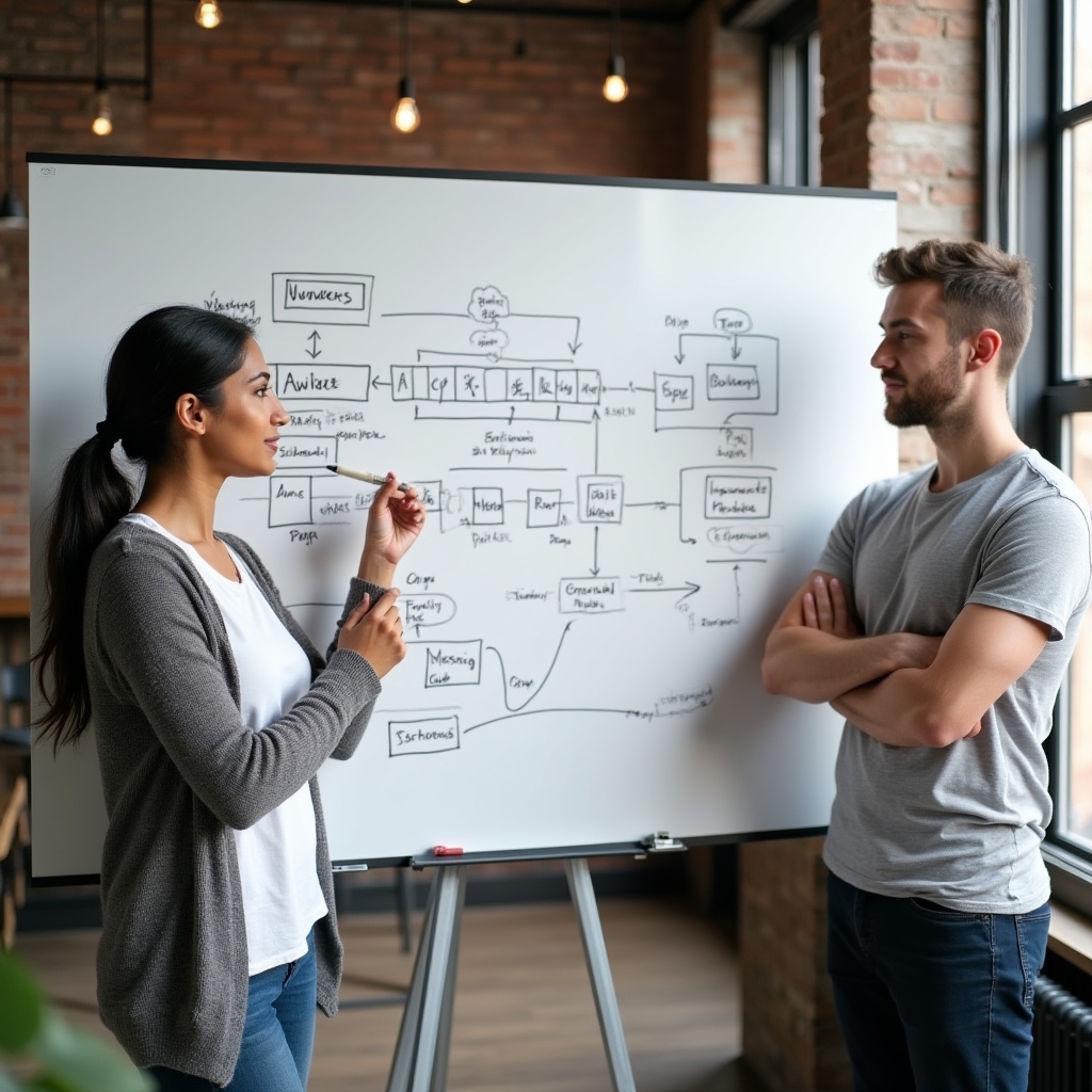 Whiteboard session mapping message queue architecture and backlog handling